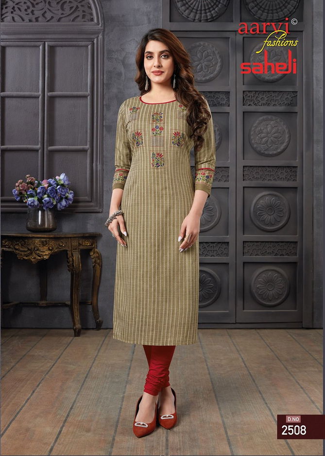 Saheli Vol 15 By Aarvi Designer Kurtis Catalog